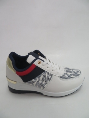 Sportowe Damskie na koturnie (36-41) J51 WHITE
