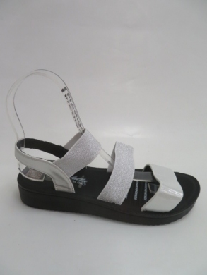 Sandały damskie na płaskim (36-41) 2135 SILVER