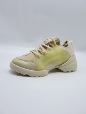 Buty sportowe damskie na płaskim (36-41) LA196 BEIGE