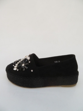 Tenisówki Damskie na koturnie (36-41) 1430 BLACK