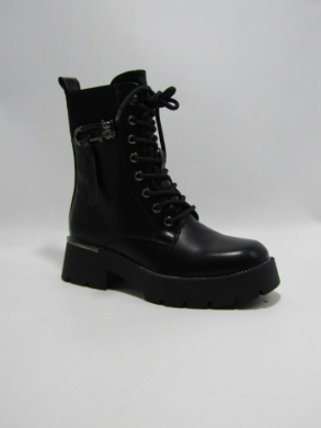 Botki damskie na płaskim (36-41) QH7819 BLACK
