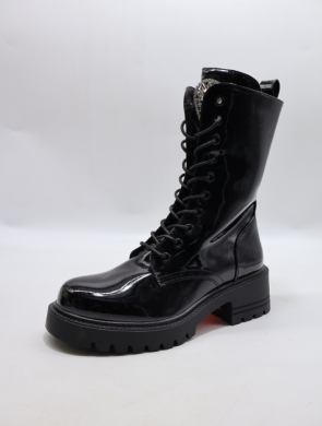 Botki damskie na płaskim (36-41) DE850M BLACK