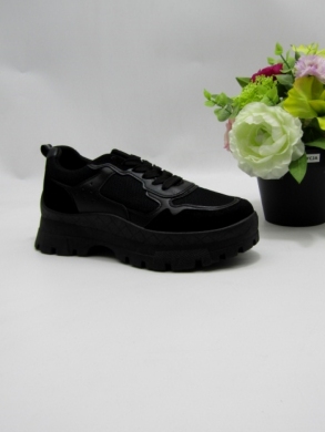 Buty sportowe damskie na płaskim (36-41) VL170 BLACK