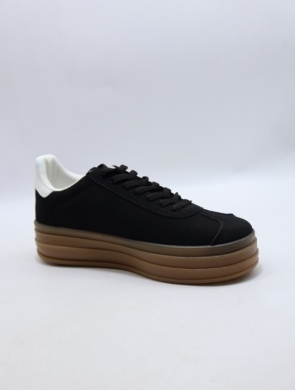 Buty sportowe damskie na płaskim (36-41) 203 BLACK