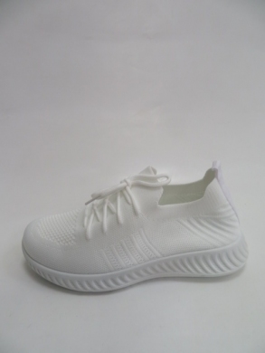 Buty sportowe damskie na płaskim (37-42) N1526 WHITE