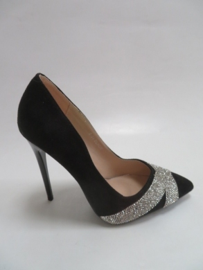 Czółenka damskie na szpilce (36-41) B84 BLACK