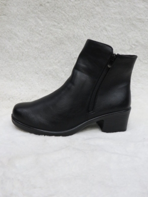 Botki damskie ocieplane na obcasie (36-43) 32002-1