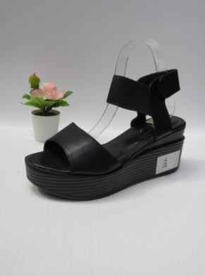 Sandały damskie na koturnie (36-41) SF20 BLACK