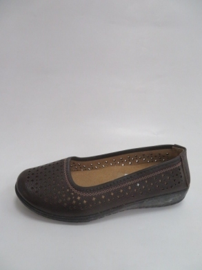 Półbuty damskie na płaskim (36-41) A122 BROWN