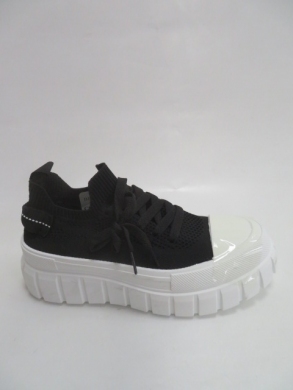 Trampki damskie na koturnie (36-41) BB131 BLACK