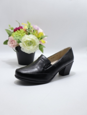 Półbuty damskie na obcasie (36-41) Q7111-1 BLACK