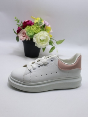 Buty sportowe damskie na płaskim (36-41) BO-632 WH/PINK