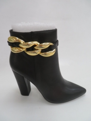 Botki damskie jesienne na obcasie (36-41) 2913 BLACK