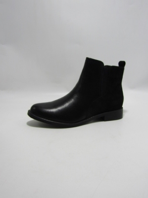Botki damskie ocieplane na płaskim (36-41) K122014A BLACK
