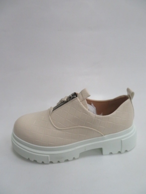 Półbuty damskie na płaskim (36-41) C21-8682 BEIGE