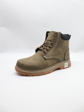 Botki męskie ocieplane (40-45) 8355-3 KHAKI