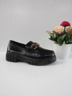 Mokasyny damskie na płaskim (36-41) C937 BLACK