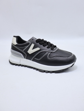 Buty sportowe damskie na płaskim (36-41) XHBD30-1 BLACK