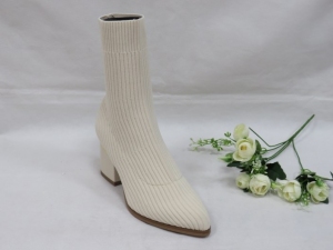 Kozaki damskie jesienne na obcasie (36-41) NS265 BEIGE