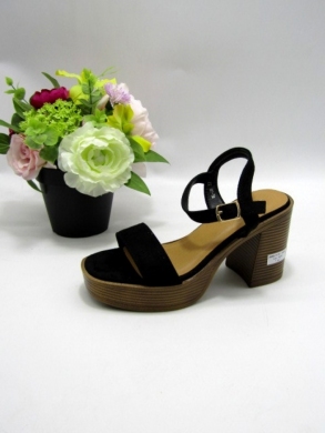 Sandały damskie na obcasie (36-41) RL38 BLACK