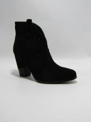 Botki damskie ocieplane na obcasie (36-41) DA98 BLACK