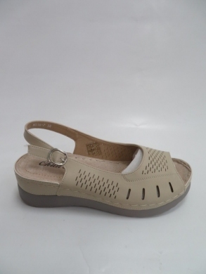 Sandały damskie na koturnie (36-42) W516-7 BEIGE