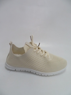 Buty sportowe damskie na płaskim (36-41) SD632 BEIGE