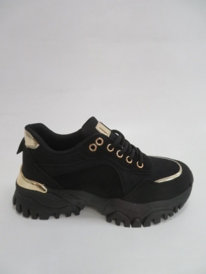 Sportowe Damskie na koturnie (36-41) 205206 BLACK