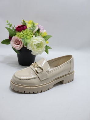 Mokasyny damskie na płaskim (37-41) 1661 BEIGE