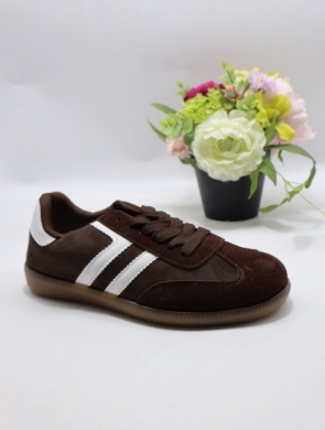 Buty sportowe damskie na płaskim (36-41) XA-03 BROWN