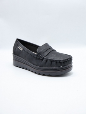 Mokasyny damskie na płaskim (36-41) GS65 BLACK
