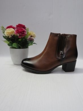 Botki damskie ocieplane na obcasie (36-41) J-115 CAMEL