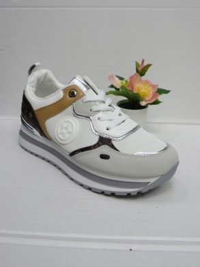 Buty sportowe damskie na płaskim (36-41) J-121 WHITE