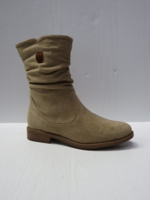 Kozaki damskie ocieplane na płaskim (36-41) H1-5 KHAKI