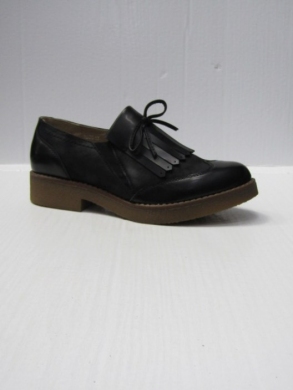Półbuty damskie na płaskim (36-41) S513 BLACK