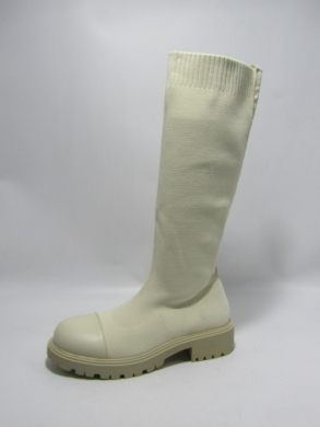 Kozaki damskie na płaskim (36-41) HQ 316 BEIGE
