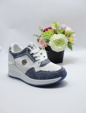 Buty sportowe damskie na koturnie (36-41) LDLJ-177 BLUE