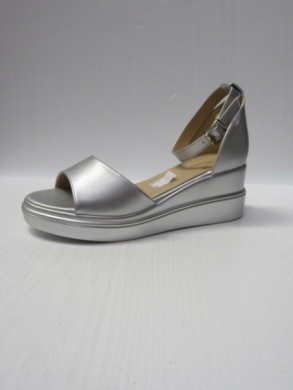 Sandały damskie na koturnie (36-41) B-9062 SILVER