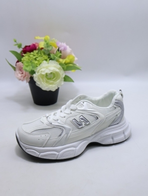 Buty sportowe damskie na płaskim (36-41) 23043 WHITE