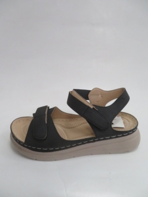 Sandały damskie na koturnie (36-41) T21-3 BLACK