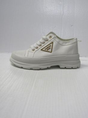 Trampki damskie na płaskim (36-41) 7SP721-LS WHITE