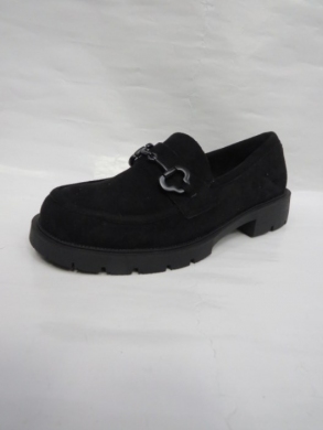 Mokasyny damskie na płaskim (36-41) 3237C BLACK