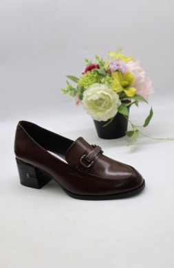 Półbuty damskie na obcasie (36-41) YCC-162 BROWN