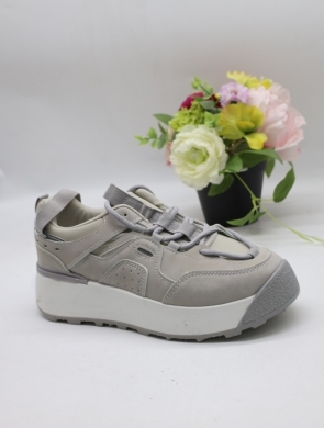 Buty sportowe damskie na płaskim (36-41) BL388 GREY