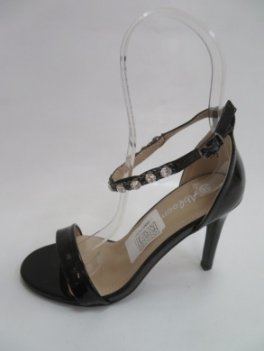 Sandały damskie na szpilki (36-41) 3721 BLACK