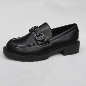 Mokasyny damskie na płaskim (36-41) 3237 BLACK