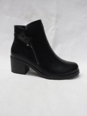 Botki damskie ocieplane na obcasie (36-41) H2169 BLACK