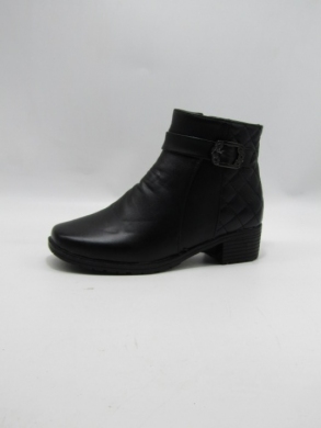 Botki damskie ocieplane na obcasie (37-42) B503 BLACK