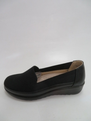 Półbuty damskie na koturnie (36-42) 13031-1 BLACK