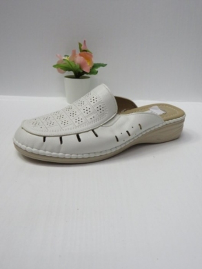 Klapki damskie na koturnie (39-43) DJ19-11 WHITE